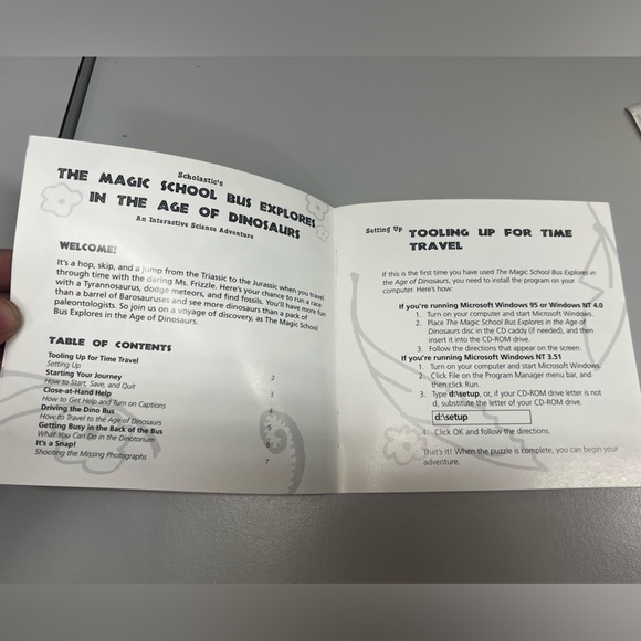 1996 Magic School Bus Age of Dinosaurs PC CD-ROM Game - Picture 4 of 10